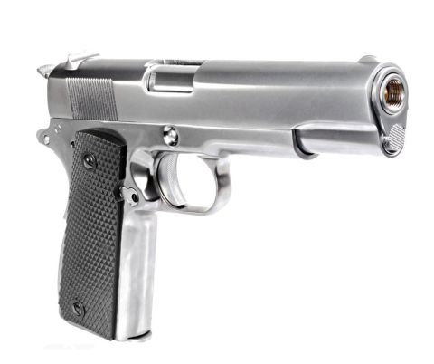 WE COLT 1911 SILVER Siyah Klasik Kabza Airsoft Tabanca