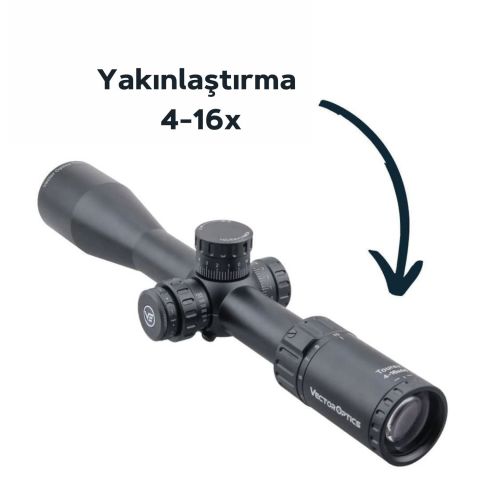 4-16x44 TOUREX FFP Tüfek Dürbünü SCFF-24