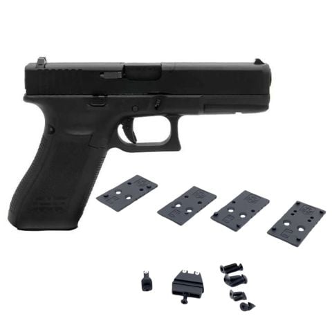 WE GLOCK G17 GEN5 MOS RMR REDDOT AYAKLI SIYAH GBB AIRSOFT TABANCA