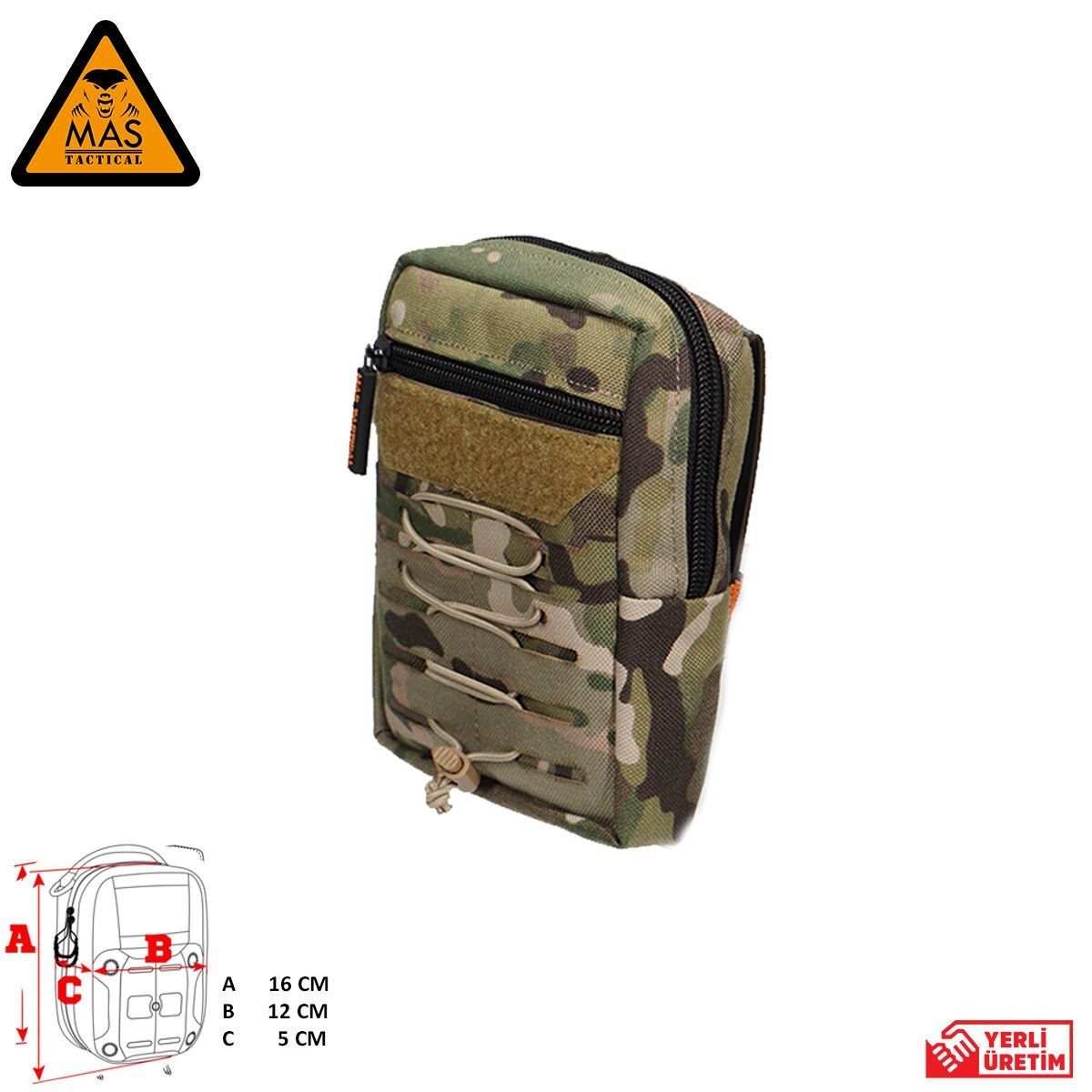 Yardımcı Cep Dikey  Multicam-M  MAS-101-10-30-M