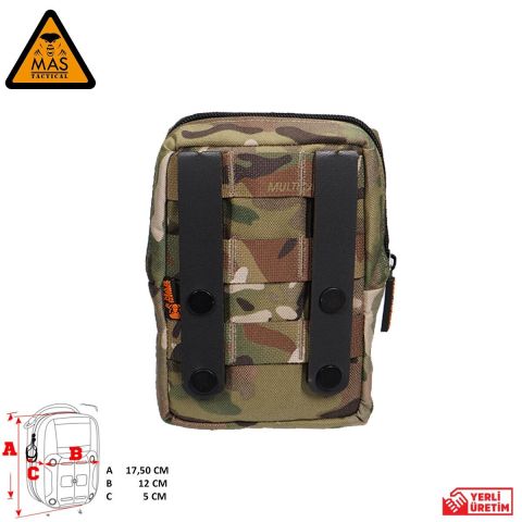 Yardımcı Cep Dikey  Multicam-L    MAS-101-10-30-L