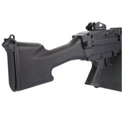 A&K Full Metal M249 MKII Airsoft Makinalı AEG Tüfek  Siyah