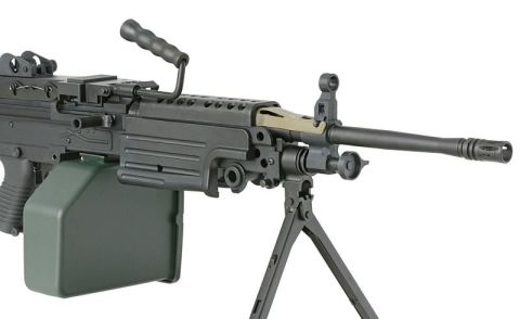 A&K Full Metal M249 MKII Airsoft Makinalı AEG Tüfek  Siyah