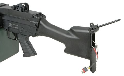 A&K Full Metal M249 MKII Airsoft Makinalı AEG Tüfek  Siyah