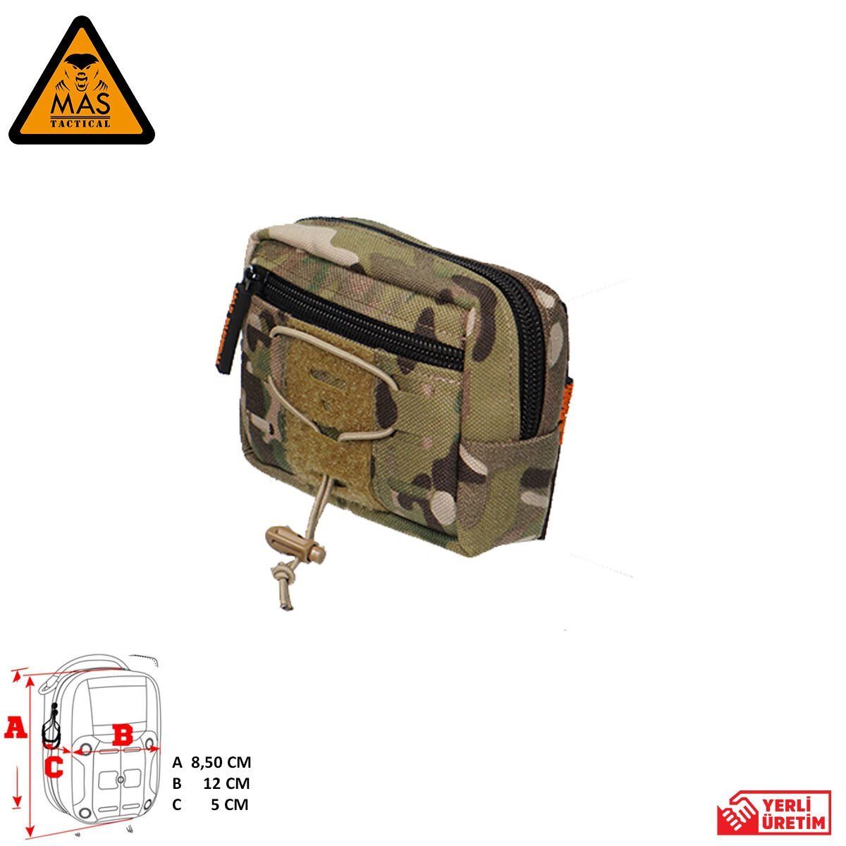 Yardımcı Cep Yatay Multicam S MAS-101-20-30-S