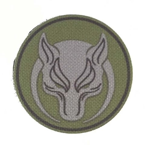 YUVARLAK KIZGIN KURT PATCH ARMA - YEŞİL