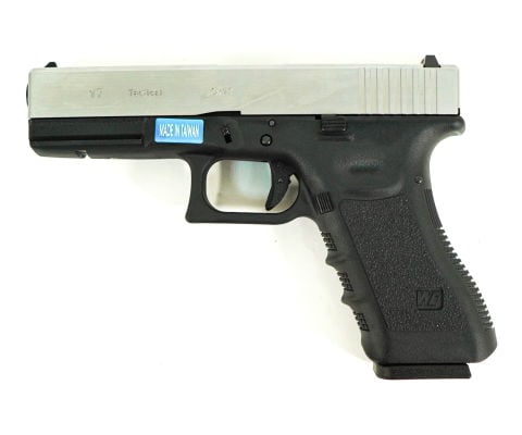 WE G17 GLOCK 17 Gen 3 Silver GBB Airsoft Tabanca