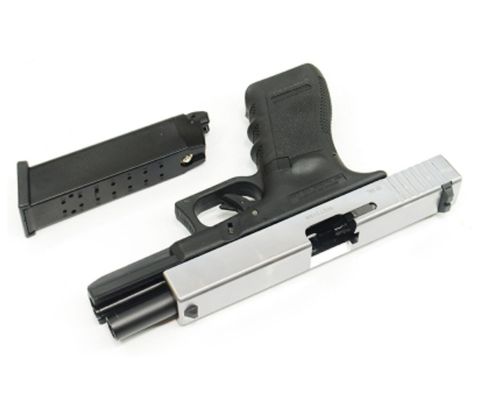 WE G17 GLOCK 17 Gen 3 Silver GBB Airsoft Tabanca