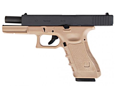 WE G17 GLOCK 17 GEN3 TAN GBB Airsoft Tabanca