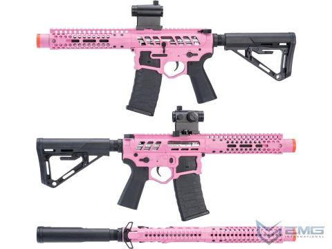 EMG F-1 Firearms PDW AR15 3G Style2 RS3 HOT PINK Airsoft AEG Tüfek