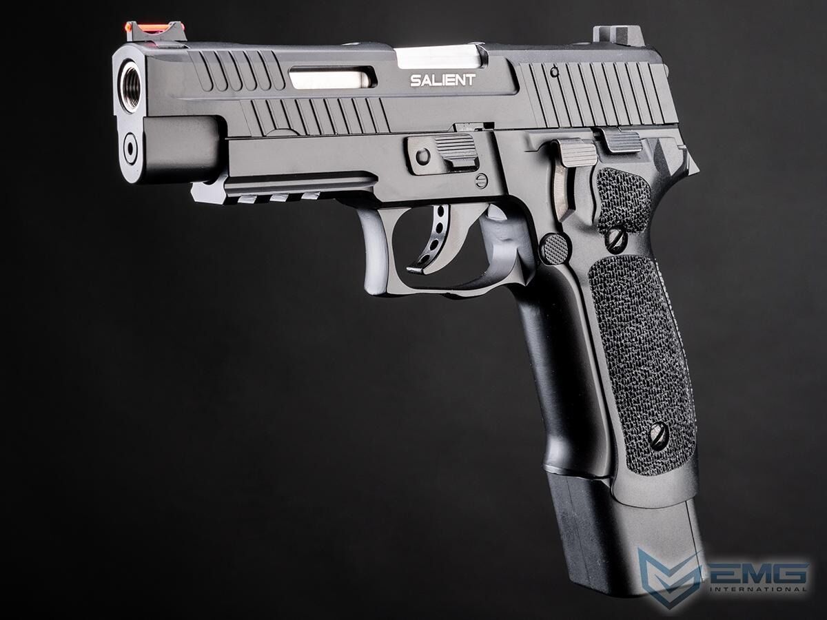 EMG Helios Salient Arms International Licensed SIG P226 CO2 Powered Gas Blowback Airsoft Tabanca Siyah