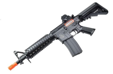 Cybergun Colt Lisanslı M4 CQB-R SOPMOD SIYAH LiPo Ready Metal Gearbox Airsoft Tüfek CYMA OEM