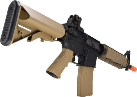 Cybergun Colt Lisanslı M4 CQB-R SOPMOD TAN LiPo Ready Metal Gearbox Airsoft Tüfek CYMA OEM