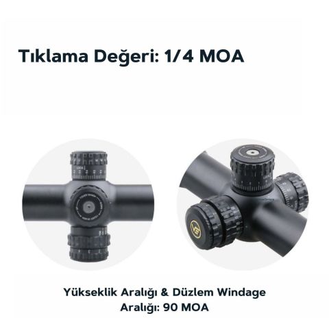 Vector Optics Aston 3-18x44 SFP Tüfek Dürbünü SCOL-23