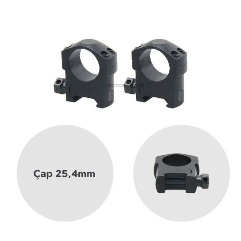 Vector Optics Tactical 25.4mm Medium Mark Weaver Dürbün Montaj Halkası SCTM-37