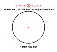 Wolverine 1x23 CSR Red Dot DARK EARTH Nişangah
