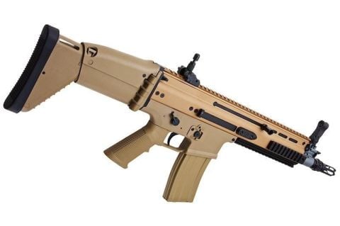 CYMA FN Lisanslı SCAR-L Airsoft Tüfek / TAN Rengi