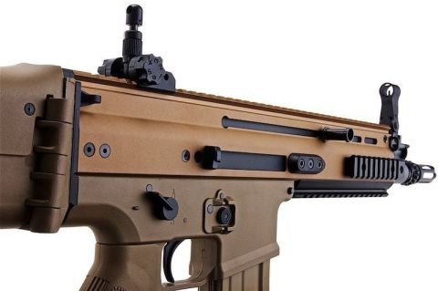 CYMA FN Lisanslı SCAR-L Airsoft Tüfek / TAN Rengi
