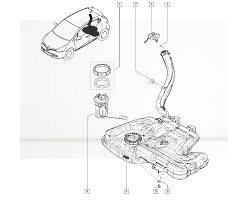 YAKIT DEPOSU CLIO IV