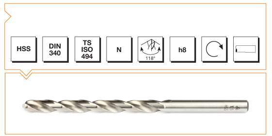 Makina Takım Endüstrisi Hss Dın 340rn 3,8  Mm  Matkap Ucu