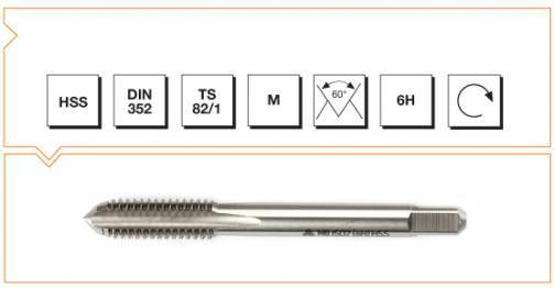 Makina Takım Endüstrisi Hss Dın 352 Son Kılavuz 20'' M12