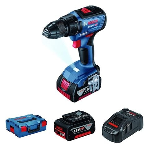 Bosch Professional GSR 18V-50 5.0 Ah Çift Akülü Vidalama Makinesi