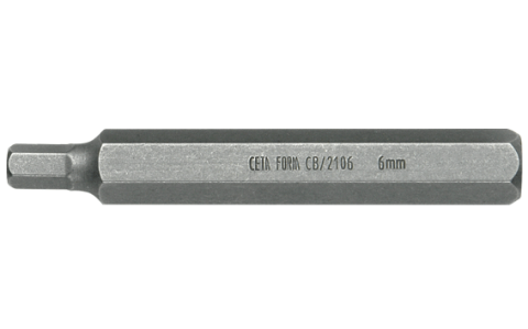 CETA FORM CB/2110G Allen Bits with Clamping Slot-Long Type 10x75 mm