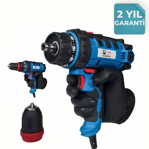 Catpower 5323 Elektrikli Torklu Vidalama 300 Watt Çıkarılabilir Mandren ve Bits Uç Girişli