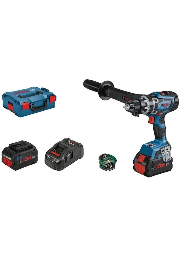 Bosch Professional GSR 18V-150C 8.0Ah Çift Akülü Delme Vidalama Makinesi - 06019J5005