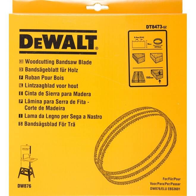 Dewalt DT8473 Bant Testere, Metalik, 1 Adet