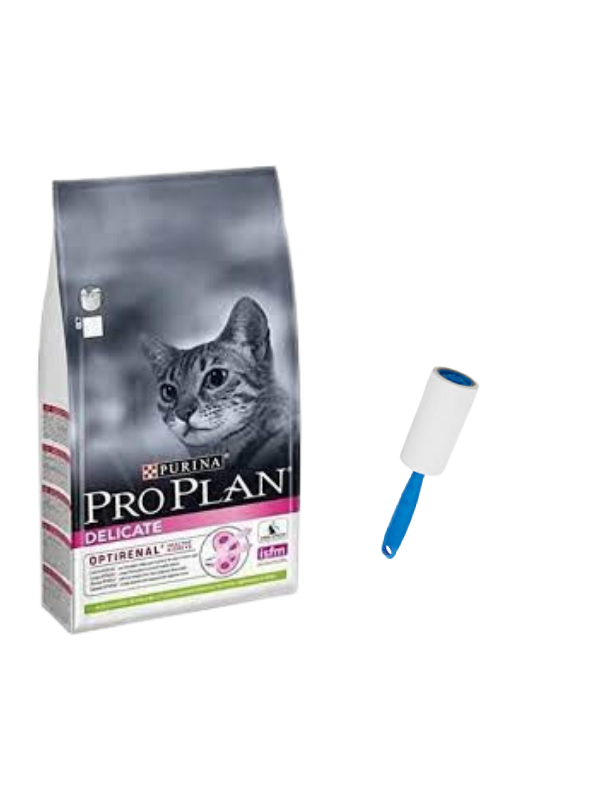 Pro Plan Delicate Kuzu Etli Yetişkin Kedi Maması 10 Kg,Kedi ve Köpek Tüy Toplama