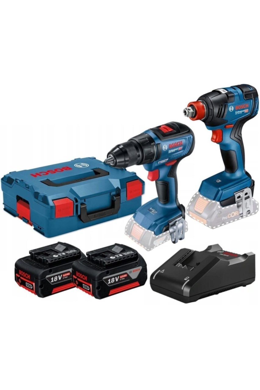 Bosch GSR 18V-50 GDX 18V-200 Akülü Matkap Seti