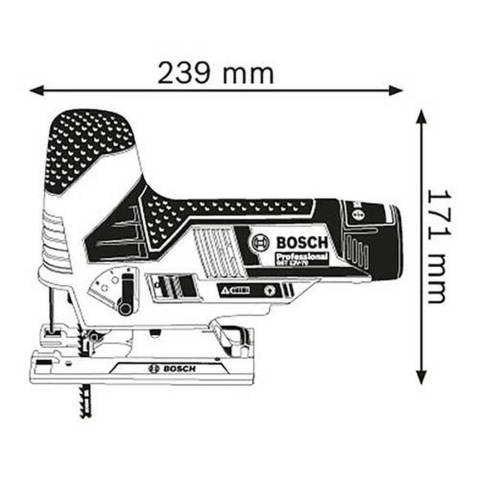 Bosch GST 12V-70 Solo Dekupaj Testere Kesme Derinliği 70 mm'ye kadar 0 601 5A1 001