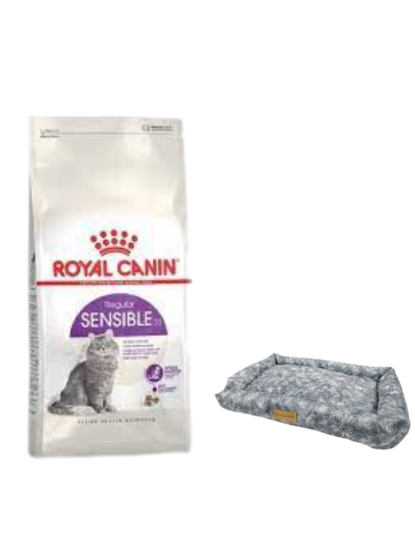 Royal Canin Sensible 33 Sindirim Hassasiyetli Yetişkin Kedi Maması 4 Kg,Mini Small Colours Yatak