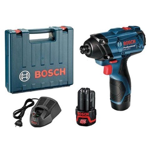 Bosch GDR 120-LI Akülü Somun Sıkma M 8 Çanta, 2 Akü 0 601 9F0 001