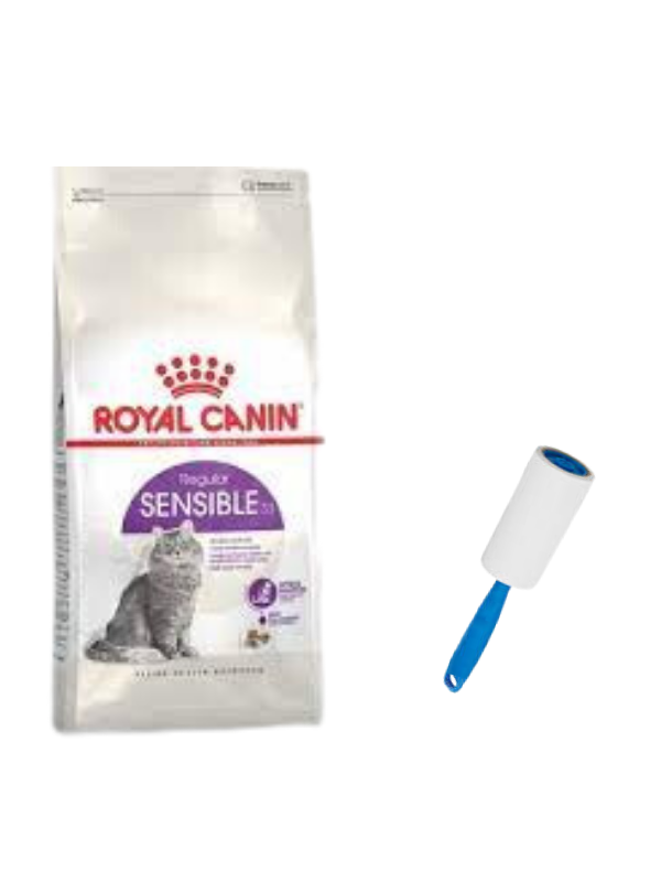 Royal Canin Sensible 33 Sindirim Hassasiyetli Yetişkin Kedi Maması 4 Kg,Kedi ve Köpek Tüy Toplama