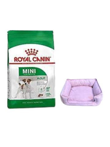 Royal Canin Mini Adult Yetişkin Kuru Köpek Maması  4 Kg,Mini Small Mor Yatak