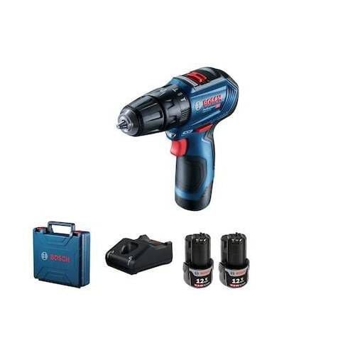 Bosch Gsb 12V-30 Çift Akülü Darbeli Delme Vidalama