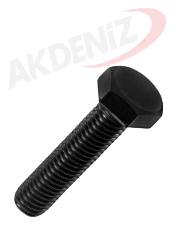 Akdeniz DIN933 M10*80 Mm Siyah Cıvata 1000 Adet