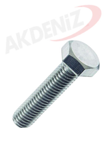 Akdeniz DIN933 M5*12 Mm Galv. Kaplamalı Cıvata 5000 Adet