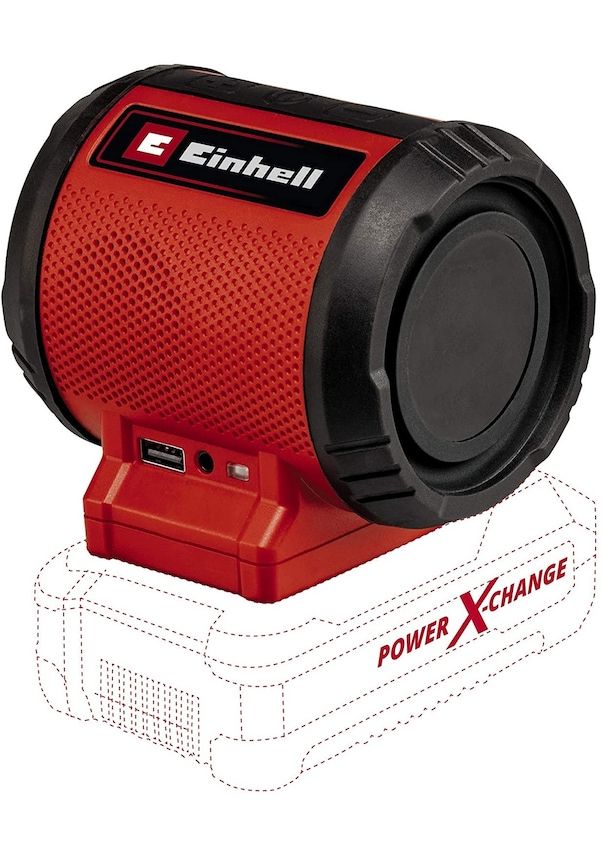 Einhell TC-SR 18 Li BT Solo Akülü Bluetooth Hoparlör Kırmızı - 4514150