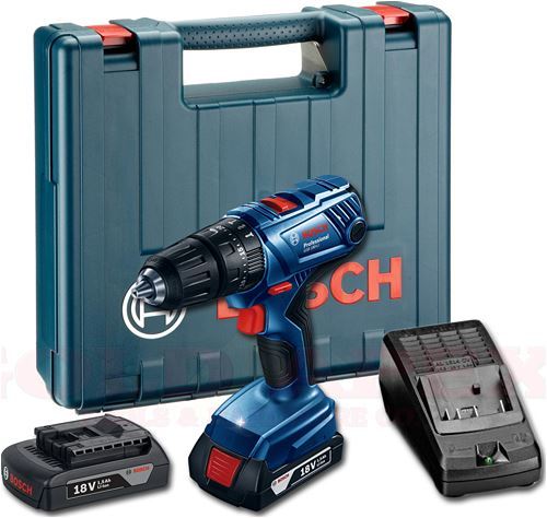 Bosch GSB 180-LI 18V 2.0 AH Çift Akülü Darbeli Matkap Vidalama