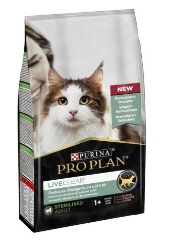 Pro Plan Liveclear Somonlu Alerji Önleyici Yetişkin Kedi Maması 1400 G