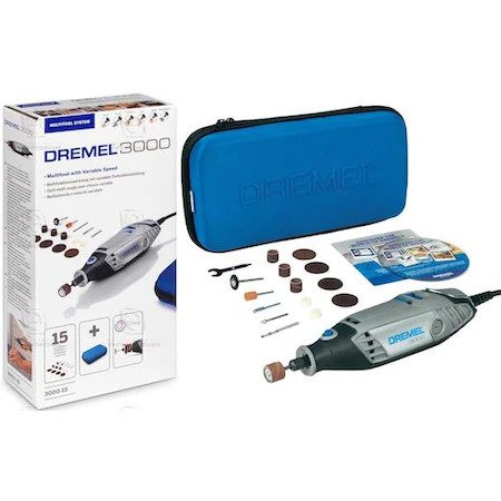 Dremel 3000 130 Watt El Motoru - 15 Aksesuarlı