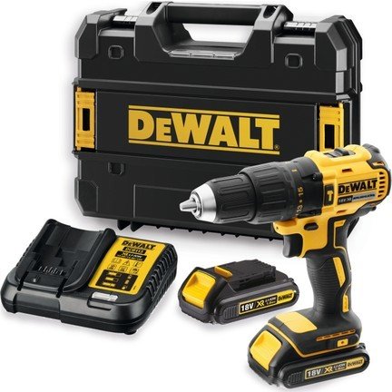 Dewalt DCD778S2T-QW Brushless 18V 1.5 Ah Cordless Impact Driver+Double Battery+Carrying Case