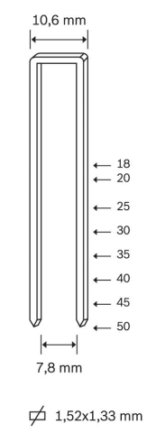 Nail S9240 Zımba Tabancası 19-40 mm