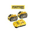 Dewalt DCB547*2+DCB118 2 Pieces Battery And Charger