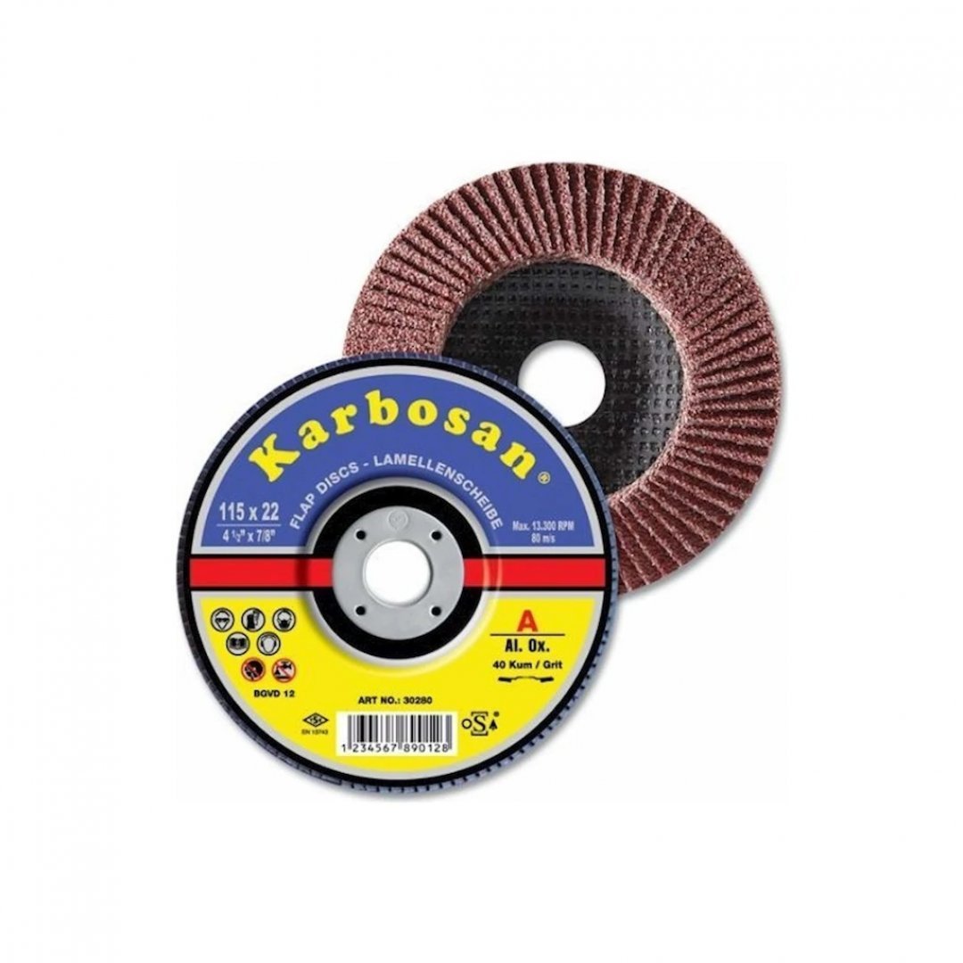 Karbosan 980029 SC36-180 mm Fiber Disk Zımpara