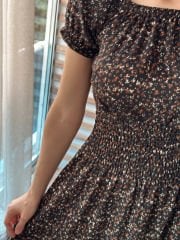 Full Likralı Gipeli Çiçekli Elbise 0304