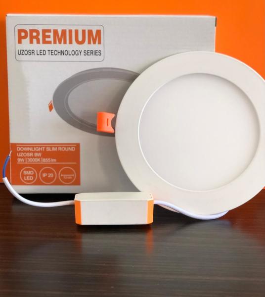 UZLIGHT PREMIUM 9W SIVA ALTI YUVARLAK LED PANEL